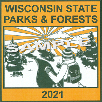 2021 Wisconsin State Park Sticker